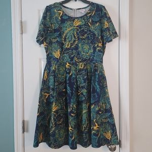 2XL LuLaRoe Fit and Flare Dress NWOT